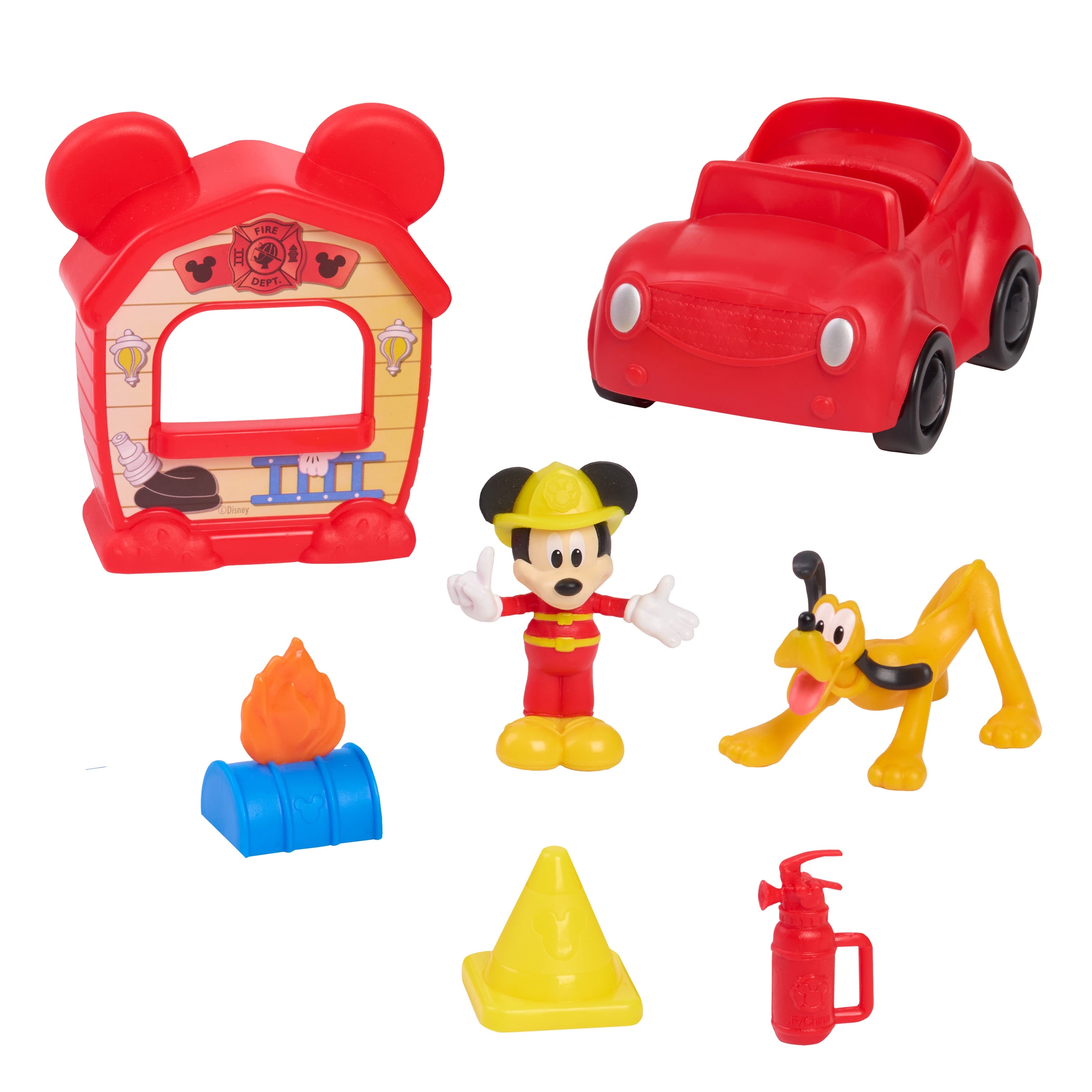 Disney Jr. Mini Playset, 7-Pieces, Toy for Kids Ages 3 and Up